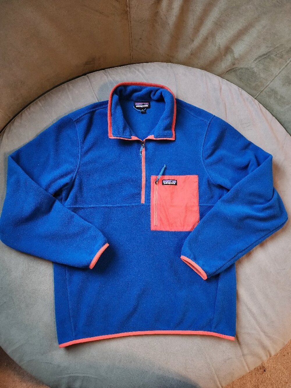Patagonia Men’s Microdini 1/2-Zip Fleece Pullover Blue - Size M